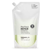 NatureLab.TOKYO Perfect Repair Shampoo bottle shows label for color-treated hair shine
