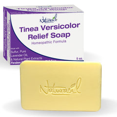Naturasil tinea versicolor soap bar for daily cleansing on skin