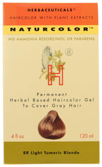 Naturcolor Light Turmeric Blonde bottle pour for precise application and even coverage.
