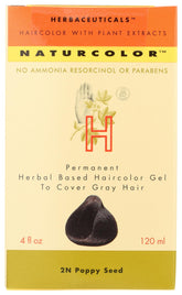 Naturcolor Poppy Seed Hair Color bottle ready to mix for vibrant results