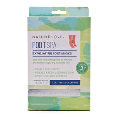 Botanical extracts nourish and soothe Nature Love foot mask