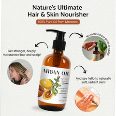 Nature Packaged Argan Oil hair-ends-application delivers lightweight moisture
