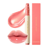 Nature Republic Honey Melting Lip Stick 02 Fig shows a soft texture with glassy glow.