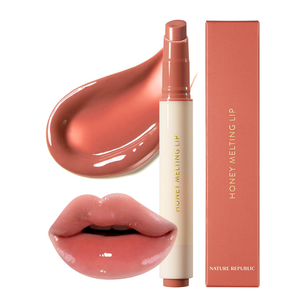 Nature Republic Honey Melting Lip 06 Coco stick-out for easy, hygienic application.