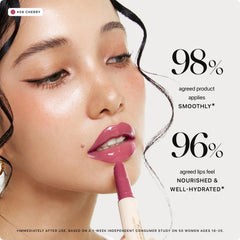 Close-up of Nature Republic Honey Melting Lip texture showing silky application
