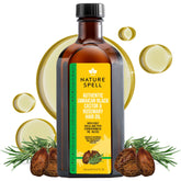Nature Spell Jamaican Black Castor Oil bottle for deep hair nourishment