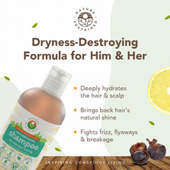 Nature Sustained probiotic foam highlights plant-based nourishment for scalp balance.
