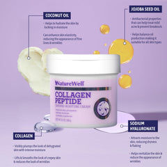 Nature Well Clinical Collagen Peptide Intense Moisture Cream on the body for full-body moisture.