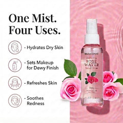 Nature Well Rose Water Toner Mist rose water ingredients highlight gentle moisturization