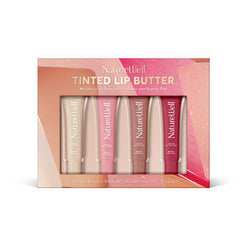 NATURE WELL Vanilla Glaze lip butter in hand for smooth application