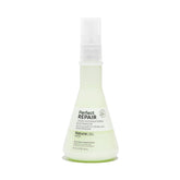 NatureLab.TOKYO Perfect Repair Leave-In bottle close-up showing detangling and moisture benefits.