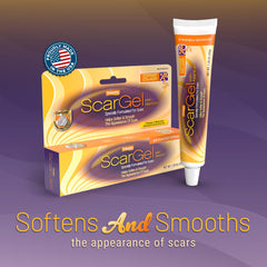 Natureplex Scar Gel 1.25 oz tube back label showing ingredients.