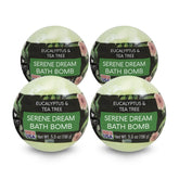 Nature's Beauty bath bombs eucalyptus tea tree pack for a spa like soak