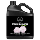 Naturevibe Botanicals Geranium Water 32oz bottle for refreshing facial hydration.