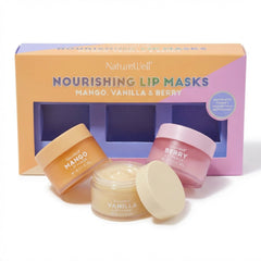NatureWell Hydrating Lip Masks Variety Pack front view shows nourishing moisture for lips