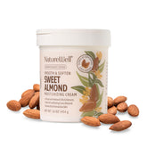 NatureWell Sweet Almond moisturizing cream bottle front for daily hydration.