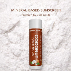 Naturistick zinc-oxide protection for UVA/UVB in reef-safe formula.