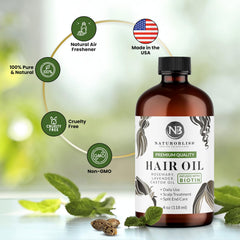NaturoBliss scalp massage application demonstrates nourishing scalp care