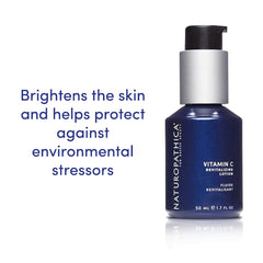 Naturopathica Vitamin C Revitalizing Lotion application on face scene demonstrates even coverage.