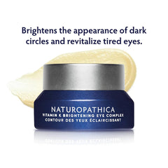 Cream being gently applied around the eye area with soothing motion.