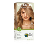 Naturtint 8G Sandy Golden Blonde bottle showing ammonia-free color for home use