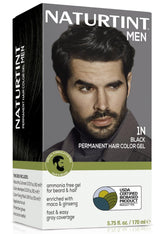 Naturtint Mens Permanent Color 1N Black bottle for quick gray coverage.