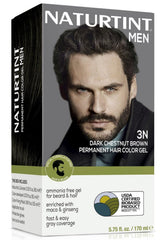 Naturtint Mens 3N bottle for at-home gray coverage with ammonia-free formula.
