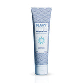 NAVY HAIR CARE Aquarian 3-in-1 bottle close-up showing lightweight smoothing