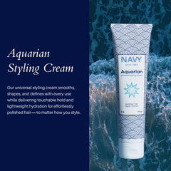 Aquarian 3-in-1 texture swatch highlighting smooth finish and light feel