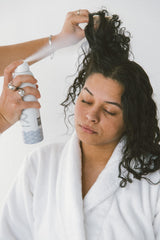 NAVY Dry texture spray with anti-humidity shield for long-lasting hold.