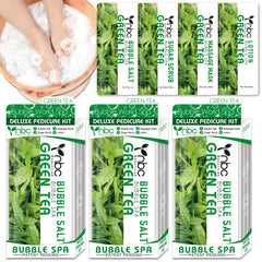 NBC BeautiLab pedicure kit bubble salt for soothing foot soak
