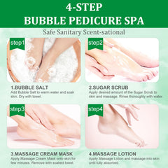 NBC BeautiLab pedicure kit massage mask for nourishing feet