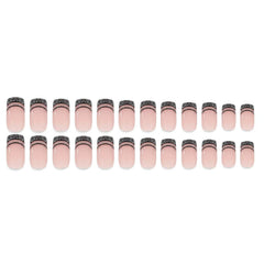 NBNTGH short square nails offering a sleek, salon-like shine at home