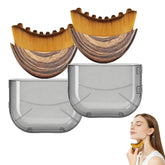 Ncduyde Lymphatic Contour Face Brush shows curve-fit design for targeted facial drainage