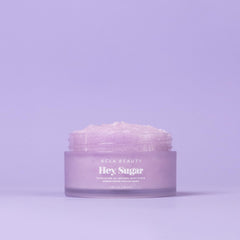 After use, skin appears soft, hydrated, and refreshed with Hey Sugar.