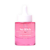NCLA So Rich Revitalizing Oil bottle being poured with pink champagne scent