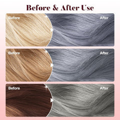 NCEPROHR instant color shampoo lather coats the hair surface for quick refinement