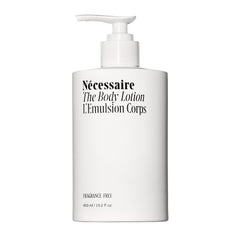 Nécessaire fragrance-free body lotion bottle with pump for daily hydration