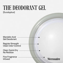 Label detail shows mandelic acid and witch hazel water on Nécessaire.