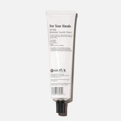 Nécessaire Hand Cream with Peptide texture close-up shows a non-greasy, fragrance-free formula.