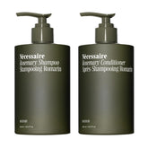 Nécessaire Rosemary Shampoo bottle shows a strengthening formula for healthier hair.