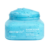 Nectar Bath Treats Sugar Body Scrub Ocean Breeze bottle promotes hydrate glow