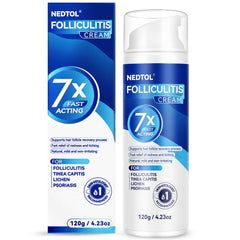 Nedtol Folliculitis Cream bottle for at-home relief.