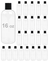 Neendohome 16oz squeeze bottle in clear BPA-free plastic for easy content visibility