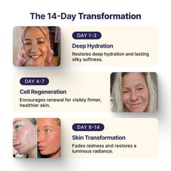 Neptune Health balm being applied to face and lips for nourished comfort.