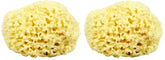 Neptune Natural Sea Wool Sponge with hand-cut honeycomb texture for gentle exfoliation