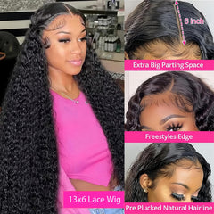 Nervoss pre-plucked baby hair detail creates natural hairline.