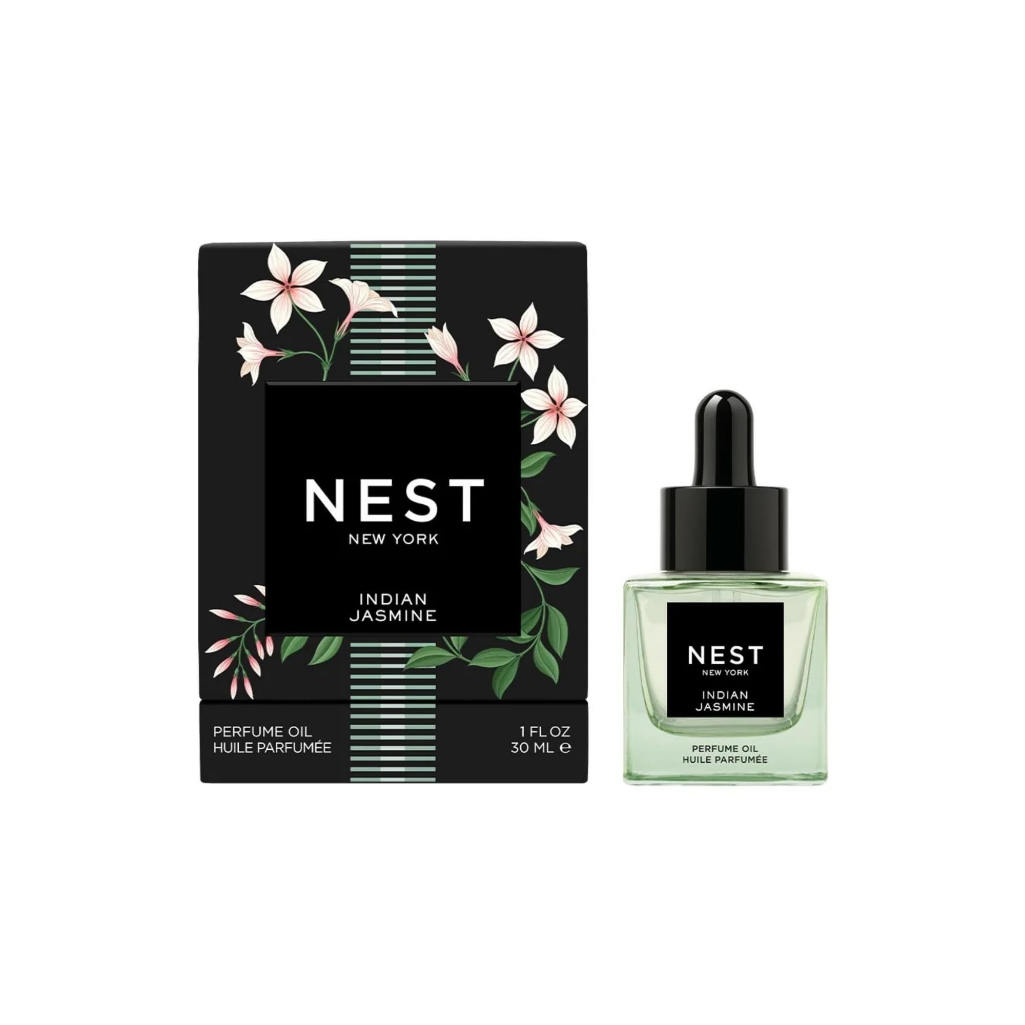 NEST New York Indian Jasmine perfume oil bottle with a long-lasting aroma