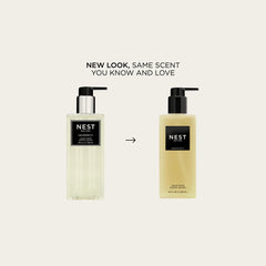 NEST New York Grapefruit Liquid Soap label close-up highlights fresh citrus notes.