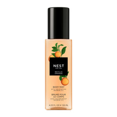 NEST New York Seville Orange Body Mist bottle top view, refreshing citrus aroma.